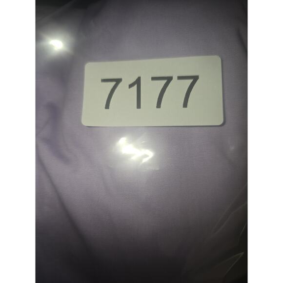 Haggar Dress Shirt Mens Size 18- 18.5 36/37 Purple Long Sleeve Collared - Picture 9 of 9